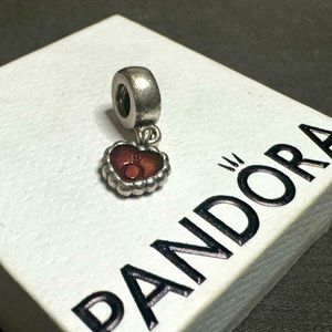 Authentic Pandora Red Heart Charm